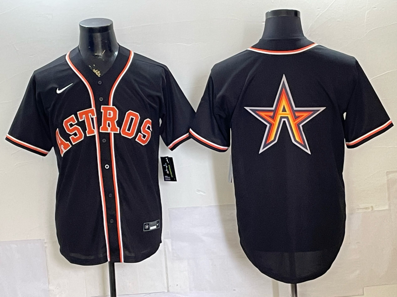 Men Houston Astros blank black 2026 MLB Jerseys 0804008->detroit tigers->MLB Jersey
